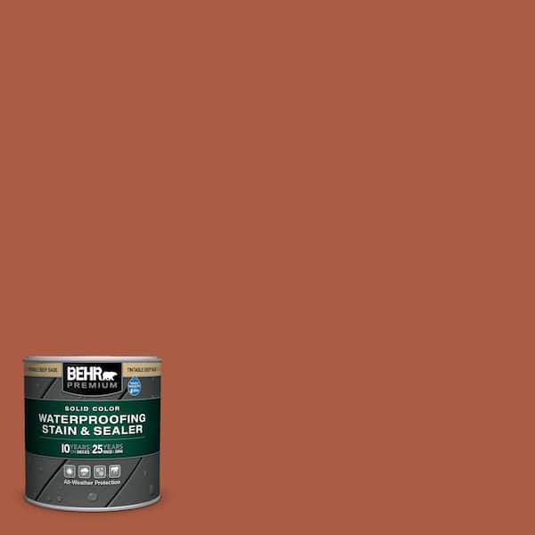 BEHR PREMIUM 8 oz. #M190-7 Colorful Leaves Solid Color Waterproofing Exterior Wood Stain and Sealer Sample