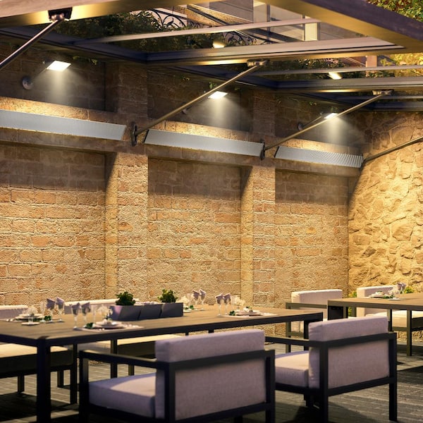 DLW Outdoor/Indoor Radiant Heater, 240-Volt, 3200-Watt, White