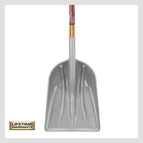 PRIVATE BRAND UNBRANDED 43.3 in. L Wood Handle Digging Carbon Steel Shovel  77470-944 - The Home Depot
