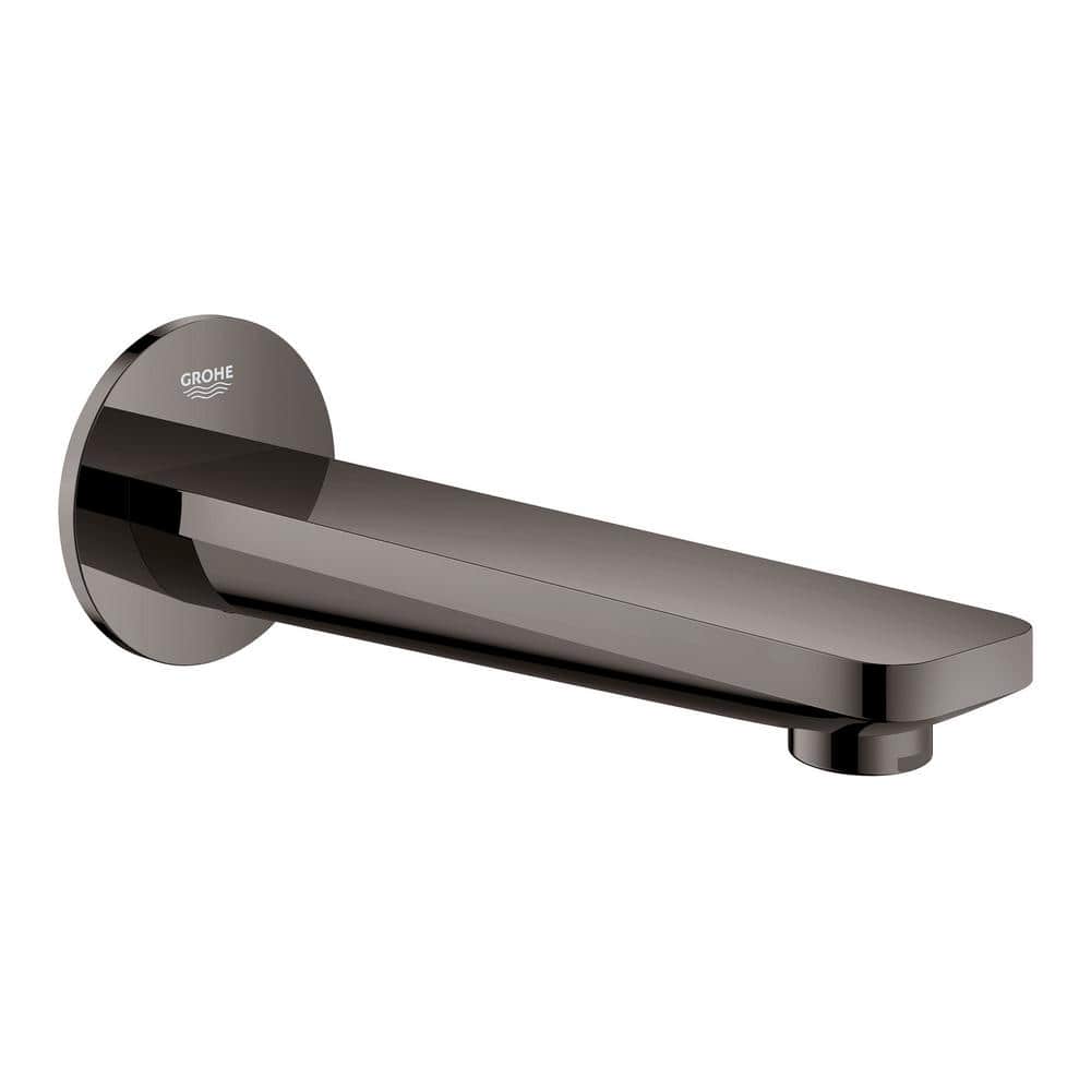 GROHE Linear Wall Mount Tub Spout in Hard Graphite 13381A01 - The Home Depot
