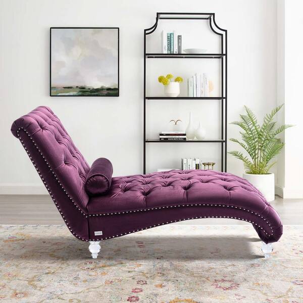 magenta chaise lounge