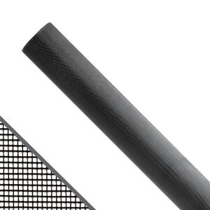 30 in. x 100 ft. Black Aluminum Screen Roll for Windows and Door