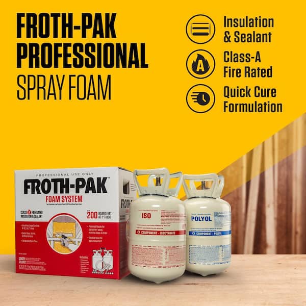 FROTH-PAK 200 Insulation and Sealant Spray Foam System 12031949