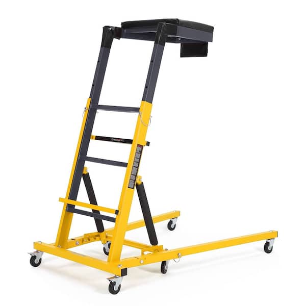 Heavy Duty 400LBS Adjustable Height 48"-68" Topside Engine Creeper for Cars,Trucks,and Lifted Vehicles
