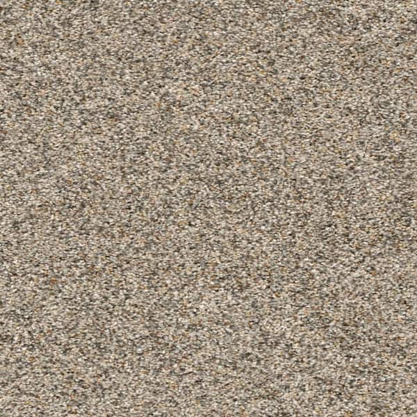 Home Decorators Collection Whispers  - Unwind - Beige 38 oz. SD Polyester Texture Installed Carpet