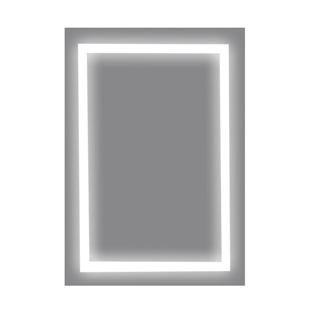 JimsMaison 24 in. W x 36 in. H Rectangular Frameless AntiFog Wall