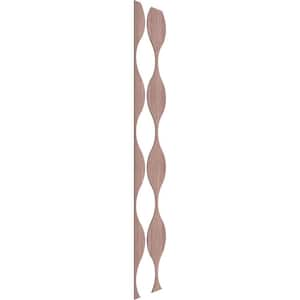 Ozark 94 in. H x 0.25 in. W Slatwall Panels in Walnut 9-Pack