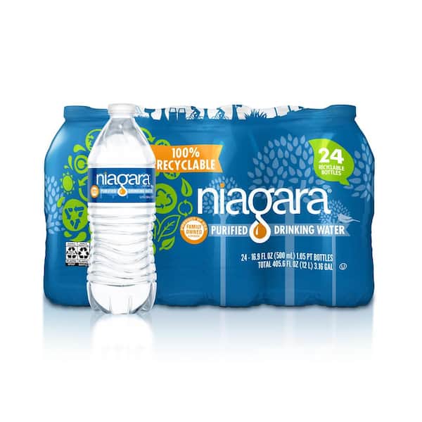 Niagara 16.9 fl. oz. Purified Drinking Water (24-Pack)