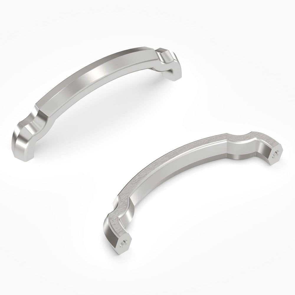 Veranda Collection 3-3/4 in. (96 mm) Center-to-Center Satin Nickel Finish Cabinet Pull (10-Pack) price history on PriceWatchPro