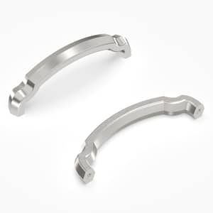 Veranda Collection 3-3/4 in. (96 mm) Center-to-Center Satin Nickel Finish Cabinet Pull (10-Pack)
