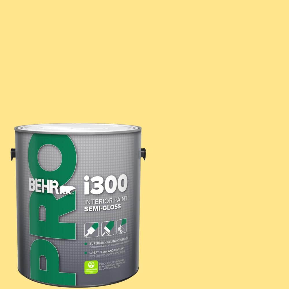 1 gal. #370A-3 Bicycle Yellow Semi-Gloss Interior Paint price history on PriceWatchPro
