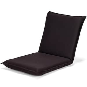 Brown Adjustable 6 position Folding Lazy Sofa Chair Floor Chair