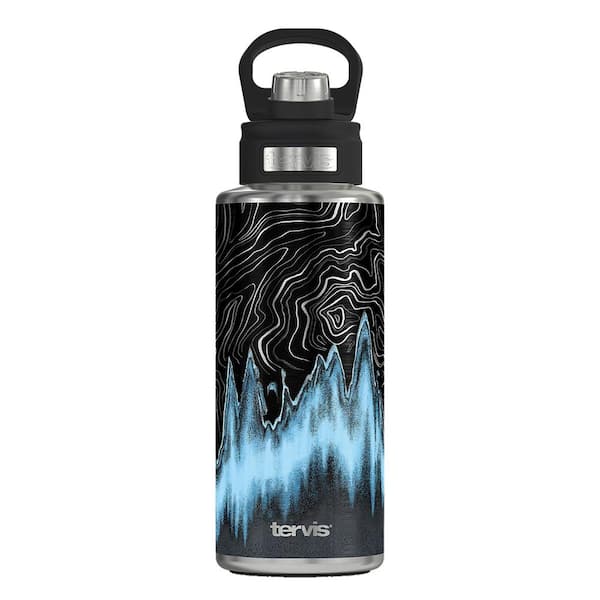 Tervis Topographic Radar 32 oz. Wide Mouth Water Bottle Powder Coated Standard Lid