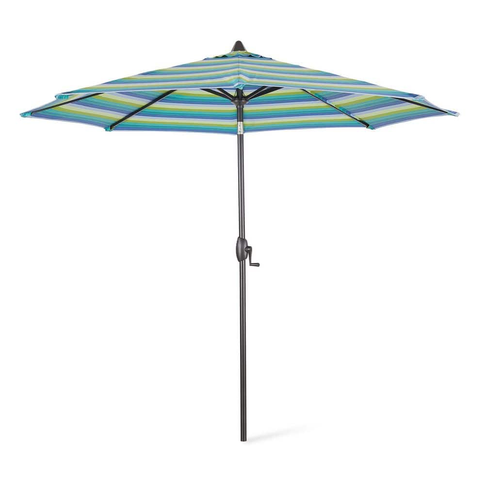 hayward 80 lbs. concrete patio umbrella base in black Resin Coated All of the steel Color:Khaki SKY9752:147-0-0-0 10 Feet Solar Patio