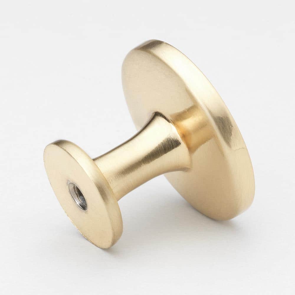Champagne Gold Round Mushroom Cabinet Knob Multipack