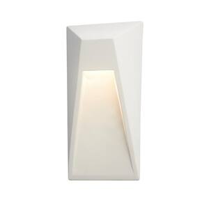 Justice Design Ambiance Diagonal 24-Watt Bisque Integrated LED