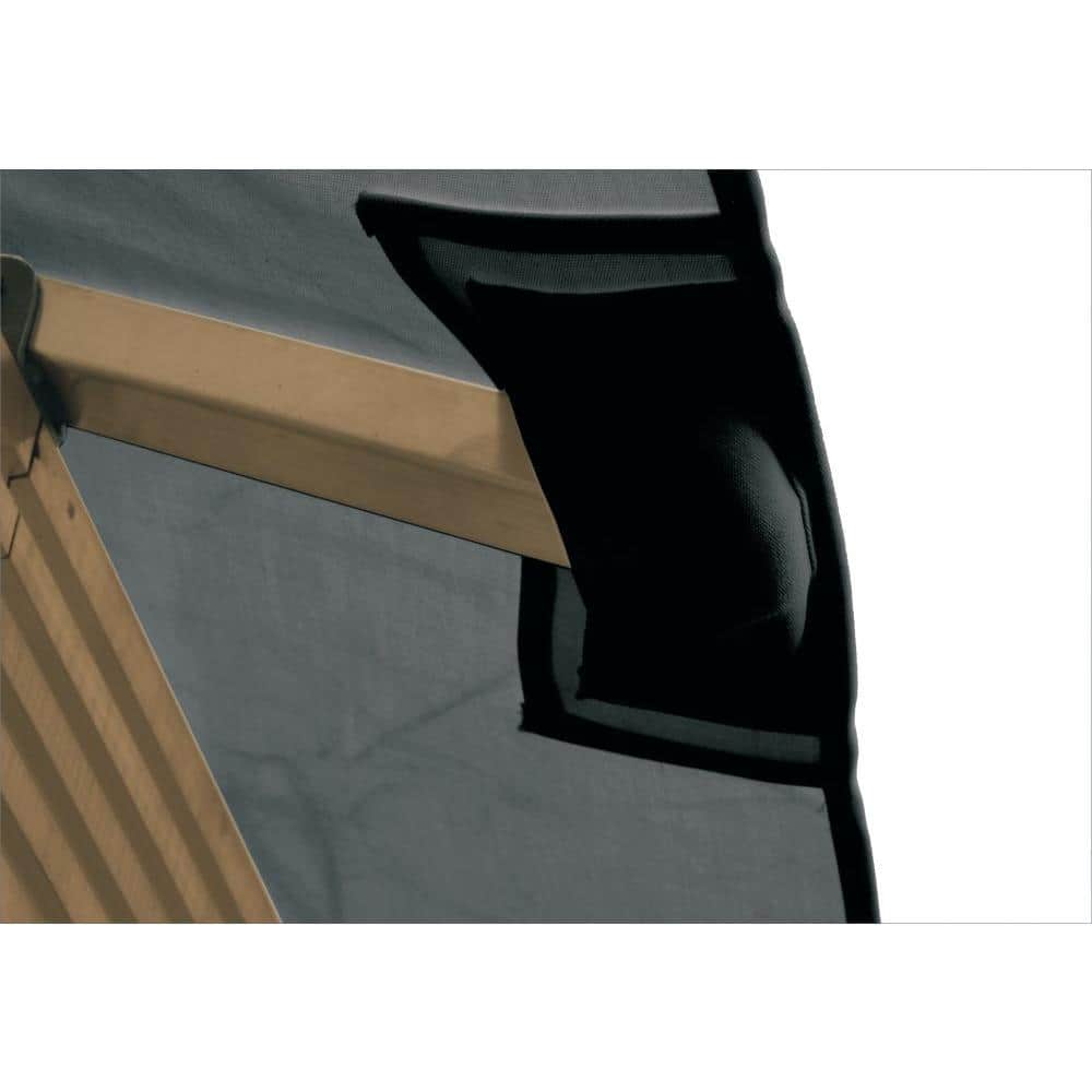 12 ft. x 12 ft. STC Seville and Santa Cruz Jet Black Gazebo Replacement Can