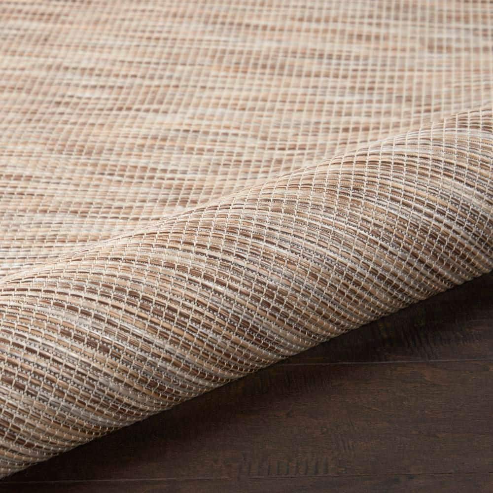 Positano Classic Beige Rectangular 7' x 10' Easy-Care Outdoor Rug