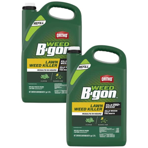 Weed B-gon 1 gal. Lawn Weed Killer Refill (2-Pack)