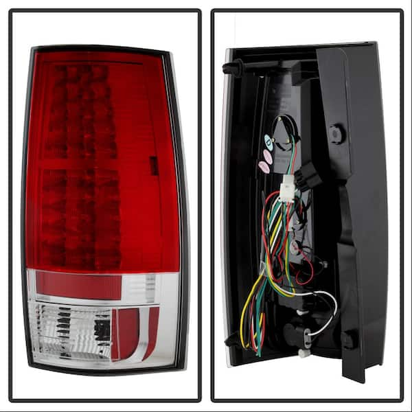 Chevy Suburban/Tahoe 07-14 / GMC Yukon/Yukon Denali 07-14 - LED Tail Lights  - Red Clear