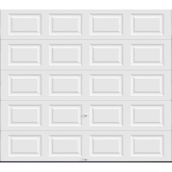 Clopay Classic Steel Short Panel 9 ft x 8 ft Insulated 18.4 R-Value  White Garage Door without Windows