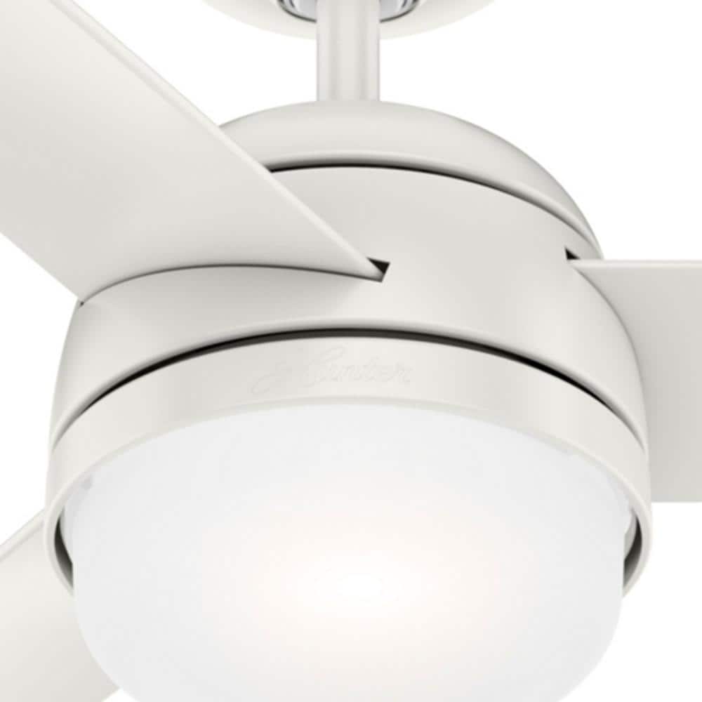Midtown Fresh White 48" Contemporary Ceiling Fan with LED Light and Remote