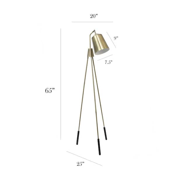 60 in. Multi-Function Full Spectrum White LED Magnifying Floor Lamp