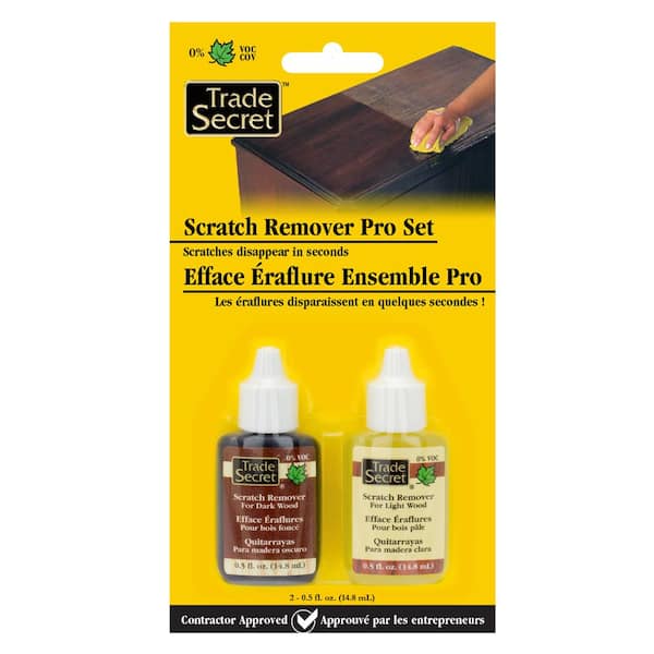 Trade Secret 0.5 oz. Light and Dark Liquid Wood Restorer Oil/Conditioner Scratch Remover (2-Pack)