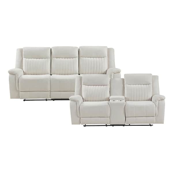 Lazzara Tesoro 78.5 in. W Flared Arm Textured Fabric Rectangle 3