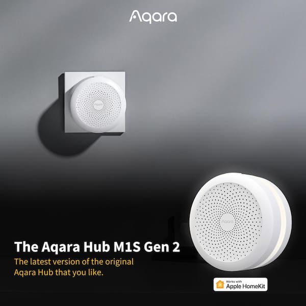 Aqara Smart Hub M1S Gen 2, Wireless Smart Home Control Center, Remote  Monitor and Control HM1S-G02 - The Home Depot