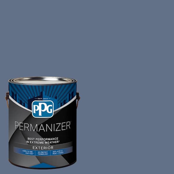 1 gal. PPG1164-6 Blue Cloud Semi-Gloss Exterior Paint