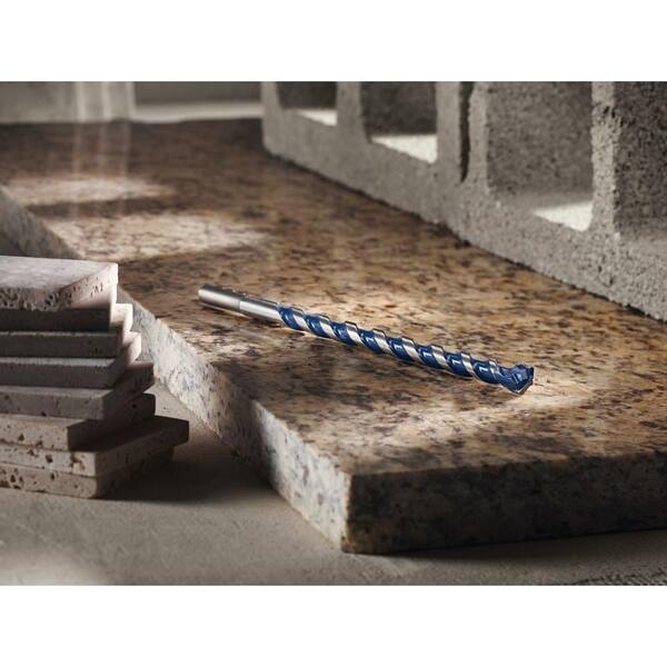 3/16 in. x 4 in. x 6 in. BlueGranite Turbo Carbide Hammer Drill Bit for Concrete, Stone and Masonry Drilling (5-Pack) 3/16 in. x 4 in. x 6 in. BlueGranite Turbo Carbide Hammer Drill Bit for Concrete, Stone and Masonry Drilling (5-Pack)