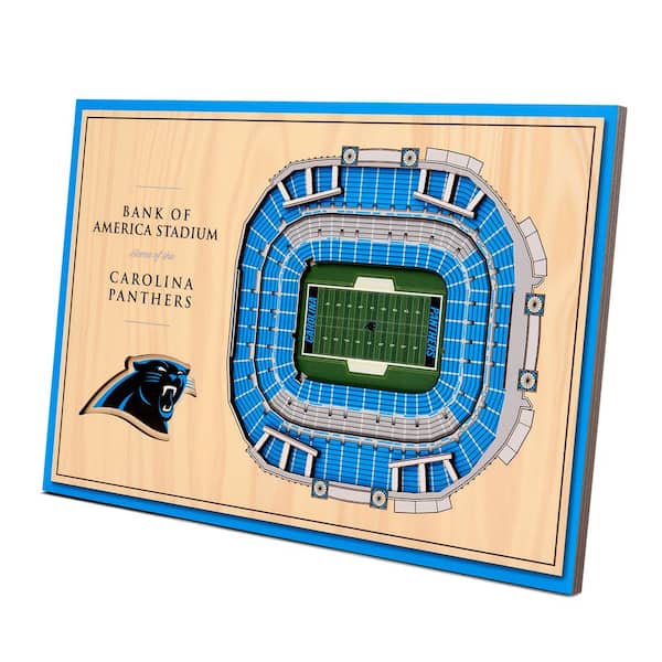 YouTheFan NFL Carolina Panthers 3D StadiumViews Desktop Display - Bank of America Stadium
