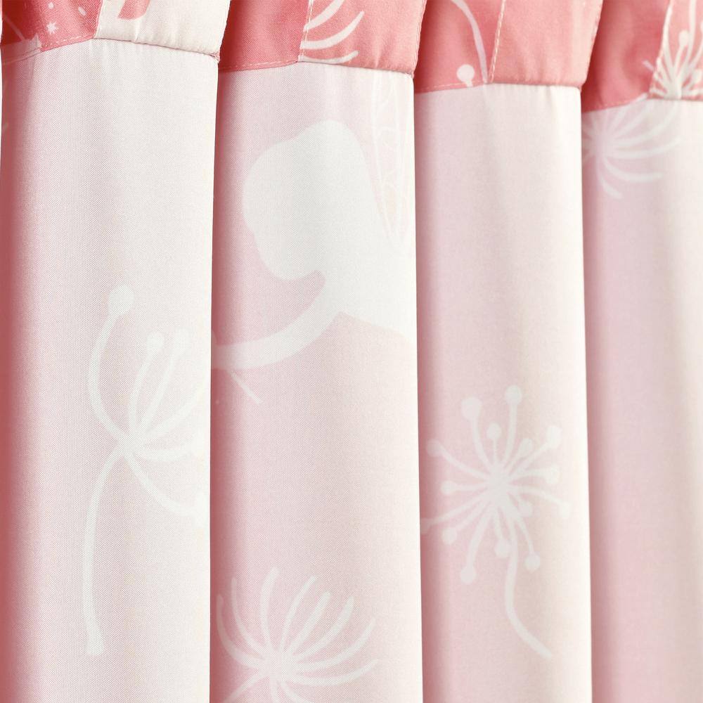 Pastel Rainbow Ombre Light-Filtering Polyester Window Panels