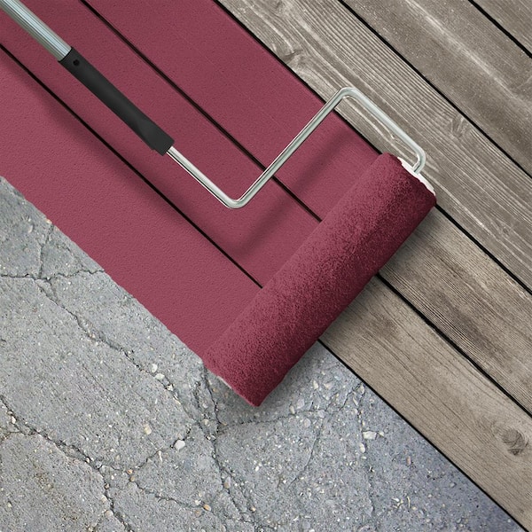 1 gal. #PPU1-16 Haitian Flower Textured Low-Lustre Enamel Interior/Exterior Porch and Patio Anti-Slip Floor Paint