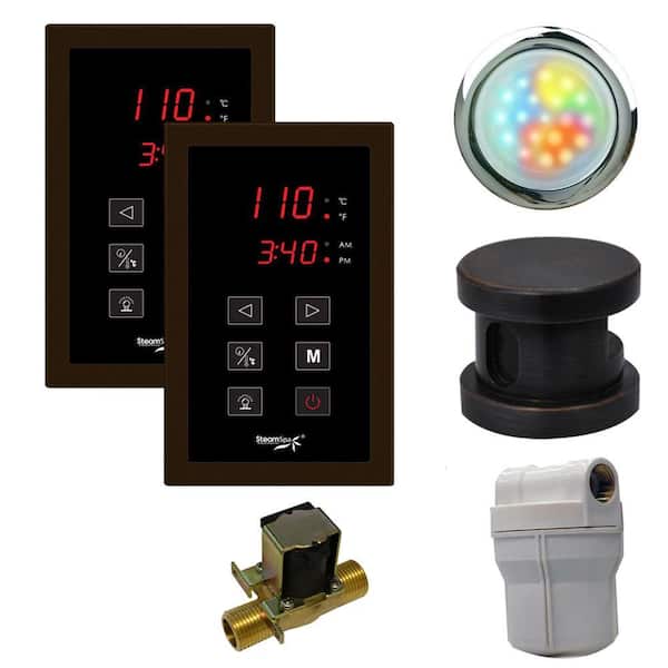 SteamSpa Royal Touch Panel Control Kit in Oil Rubbed Bronze