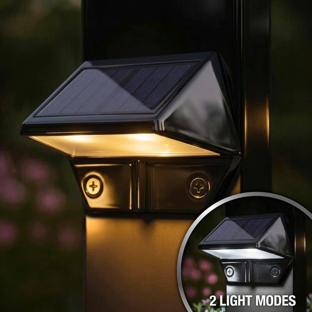 Solar 2-LED Outdoor Light 2-Pk - rated 3.5474 stars from 95 reviews
