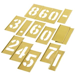 HY-KO Products ST-3 Number & Letter Stencils Plantillas 3 inch (7.62 c