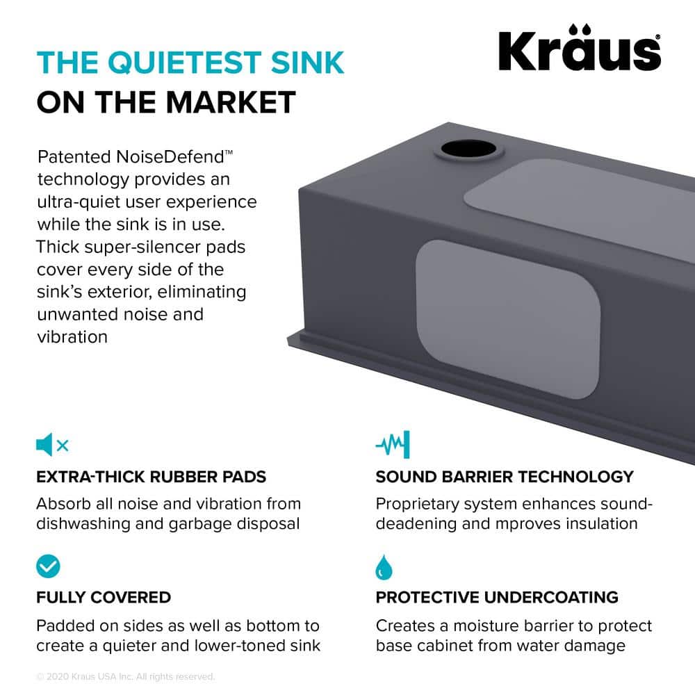 32-inch Black Stainless Steel Undermount Kitchen Sink with Accessories