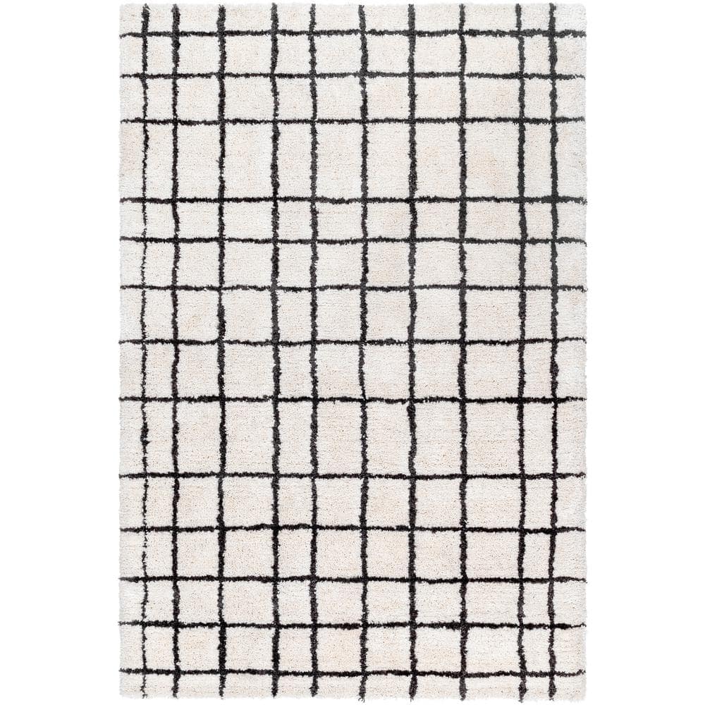 Nicole White/Black 2 ft. x 3 ft. Modern Hand-Made Indoor Area Rug price history on PriceWatchPro