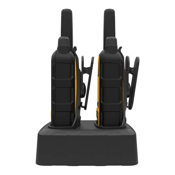 DEWALT - DXFRS300 Heavy-Duty 1-Watt Walkie Talkie and Headset Bundle (6-Pack)
