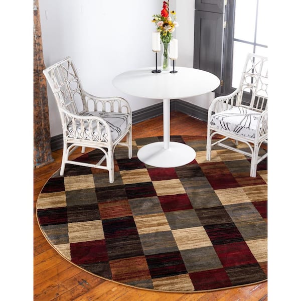 Barista Kent Multi 8' 0 x 8' 0 Round Rug