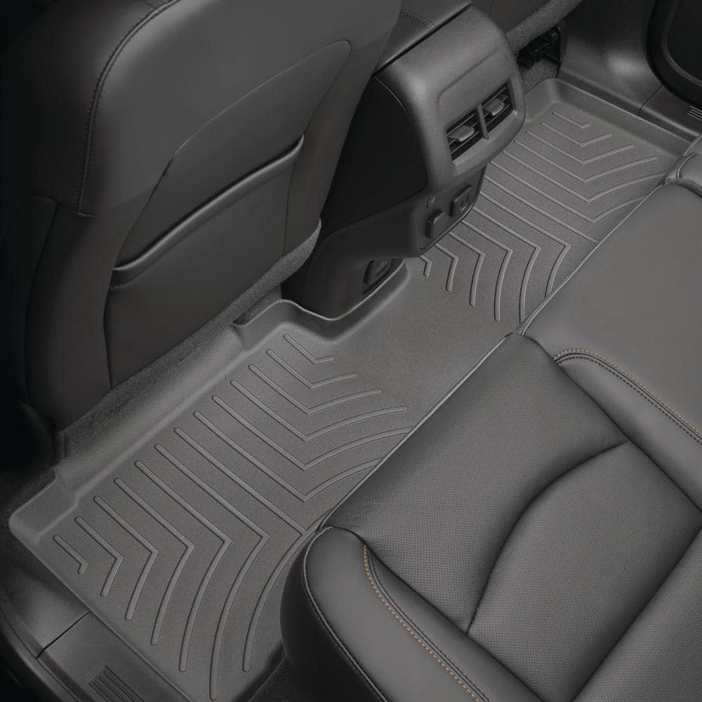 WeatherTech Black Rear FloorLiner Acura MDX 2007 2013 441142 The Home Depot