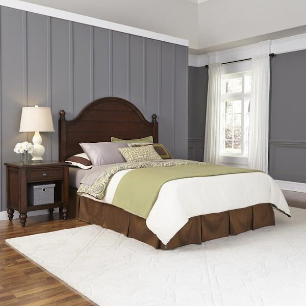 Home Styles County Comfort Aged Bourbon Queen Headboard
