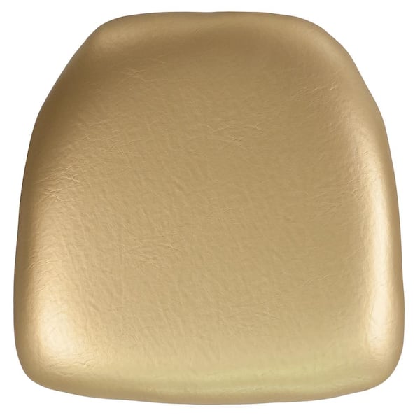 Flash Furniture Hard Gold Vinyl Chiavari Chair Cushion