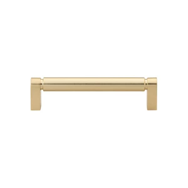 5-1/16 in. Center to Center Champagne Gold Smooth Bar Pull - 4787-128-CHPG