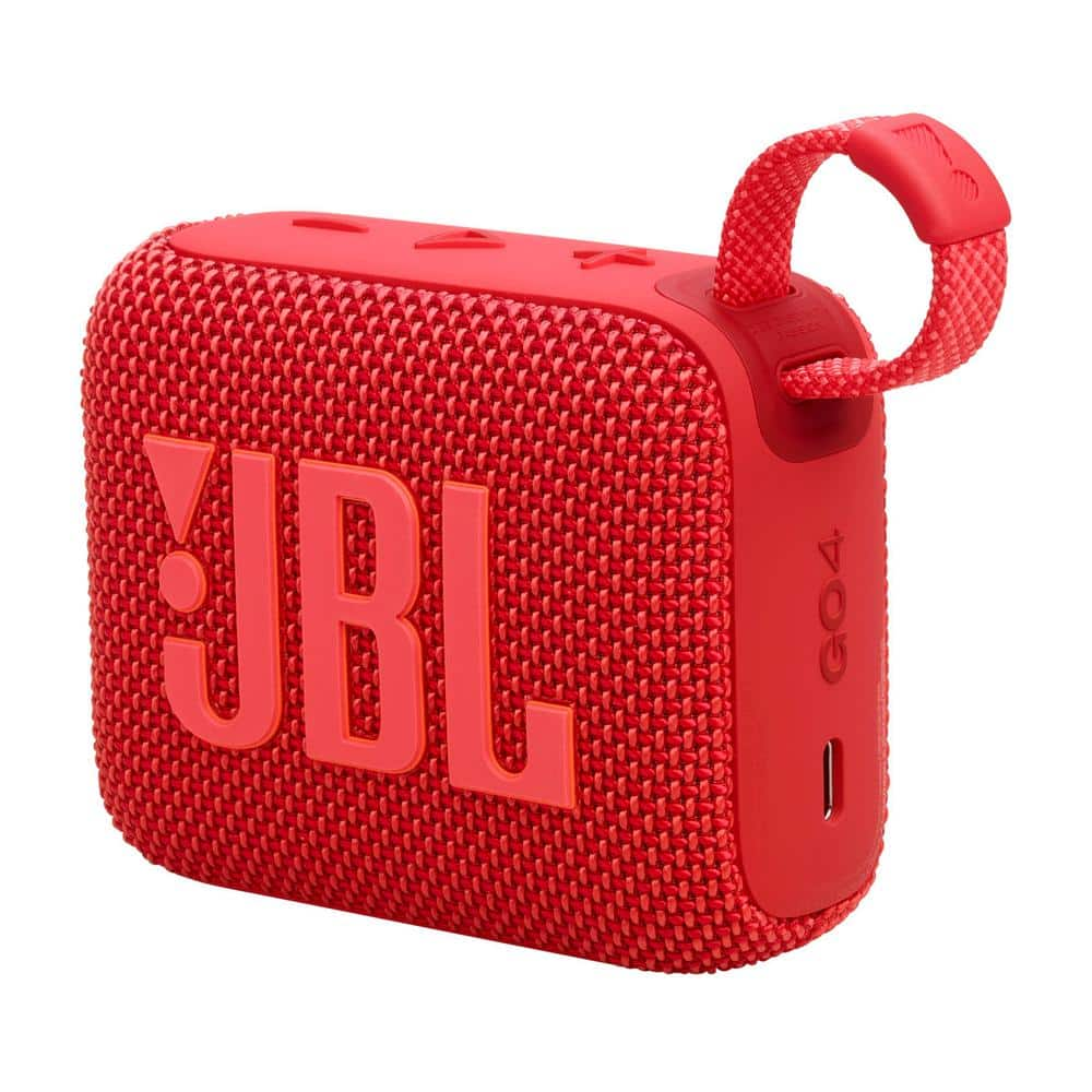 JBL JBL Go 4 BT Speaker - Red JBLGO4REDAM - The Home Depot