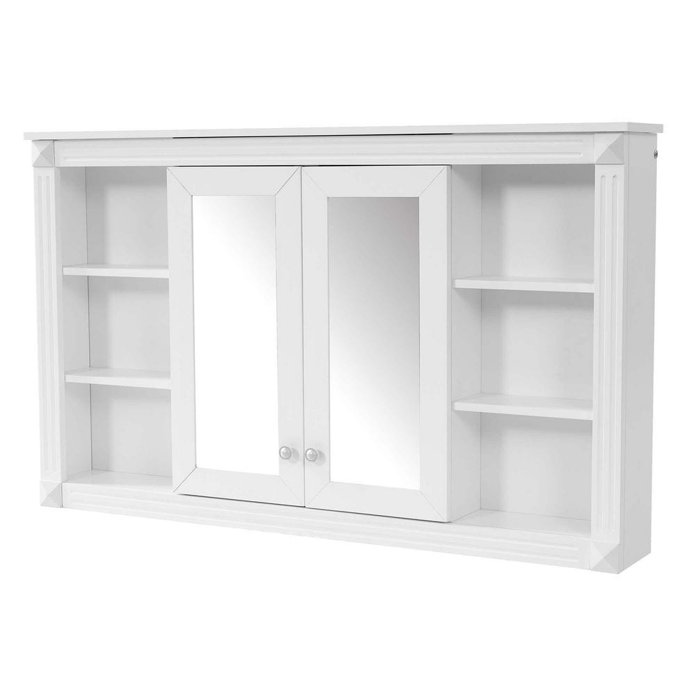 LuckByte 47 in. W x 28.74 in. H Bathroom Rectangular Medicine