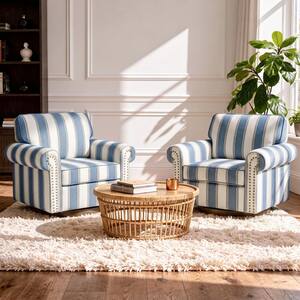 Uixe Black Floral Cotton Blend 360° Swivel Chair Accent Armchair Set of ...