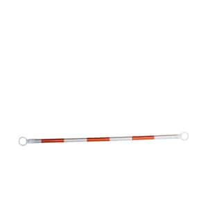 3.35 ft. to 6.6 ft. Retractable Traffic Cone Bar, Reflective